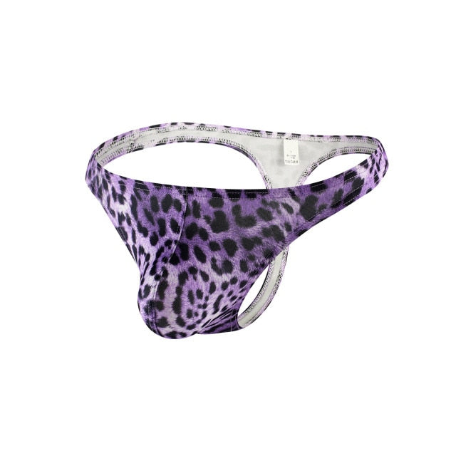 Leopard Print Thong