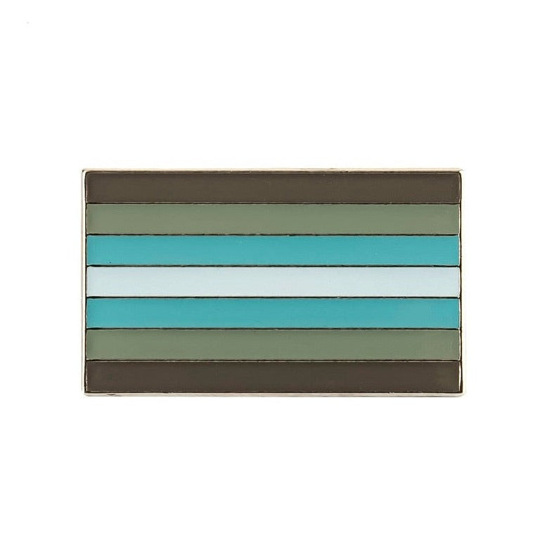 Demiboy Flag Enamel Pin
