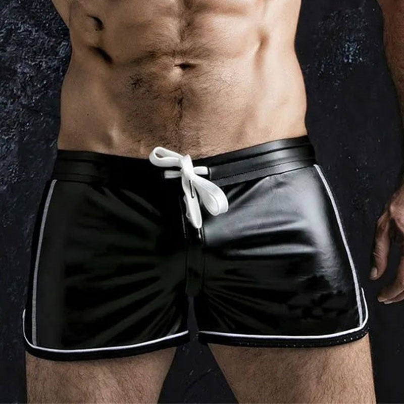 Leather-Look Cruise Shorts