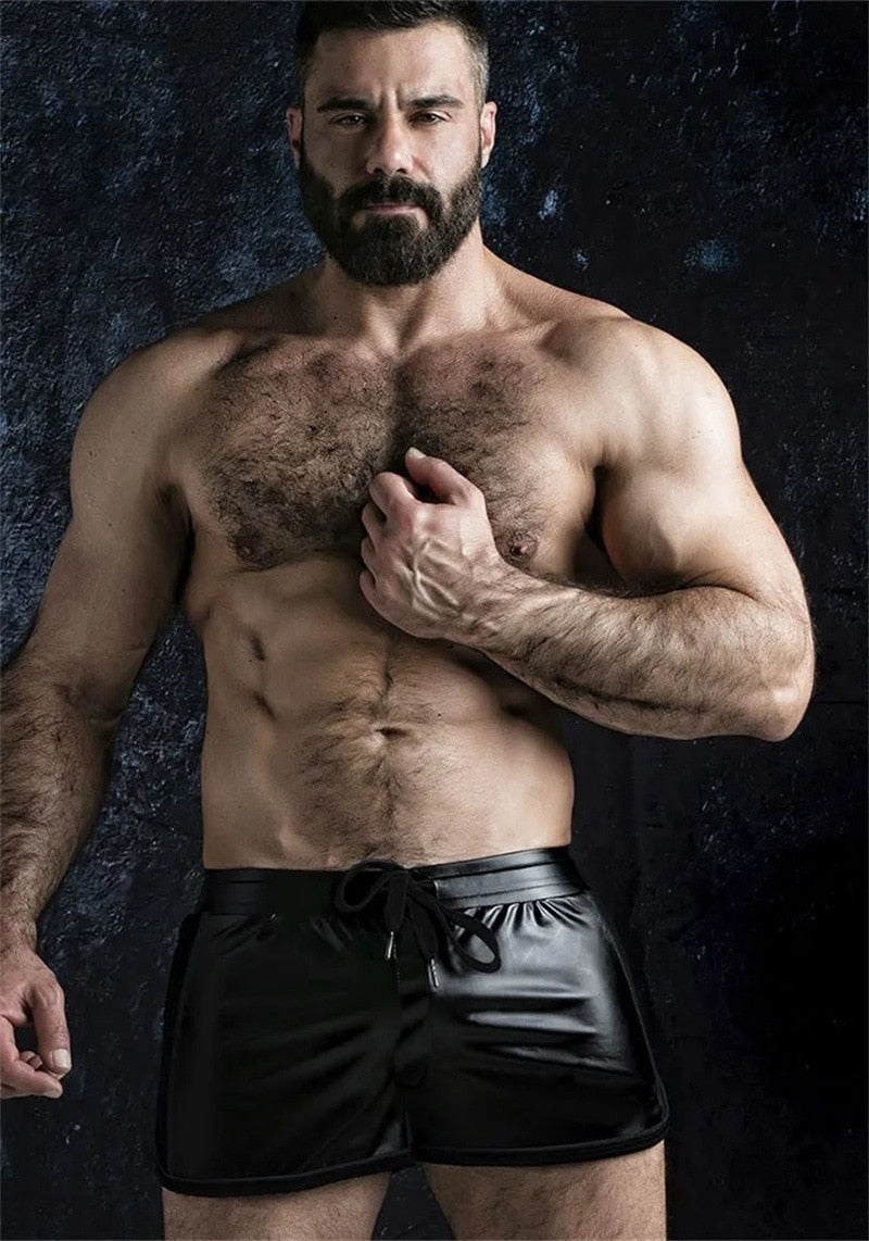 Leather-Look Cruise Shorts