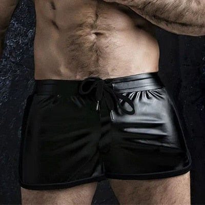 Leather-Look Cruise Shorts