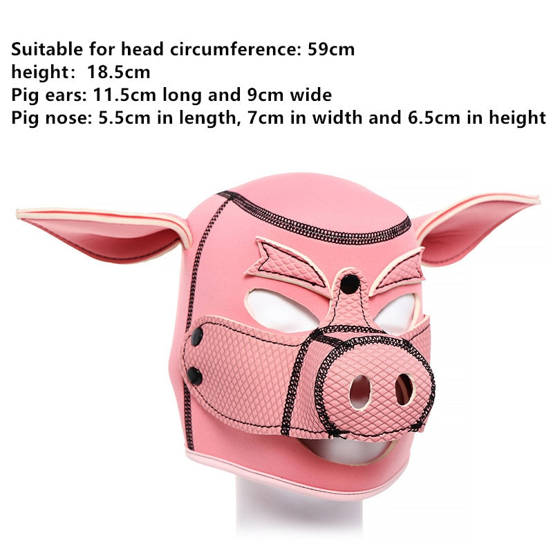 Pig BDSM Hood