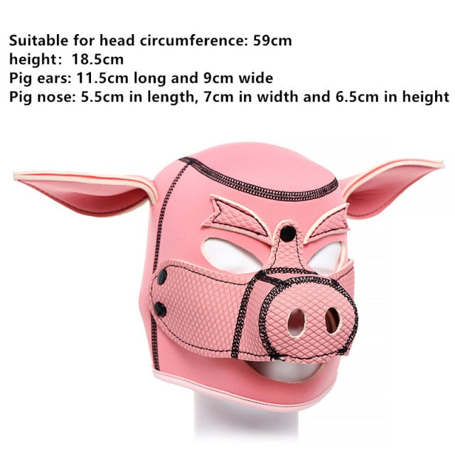 Pig BDSM Hood