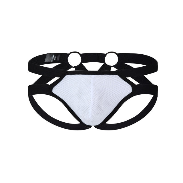 Bondage Metal Ring Jockstrap