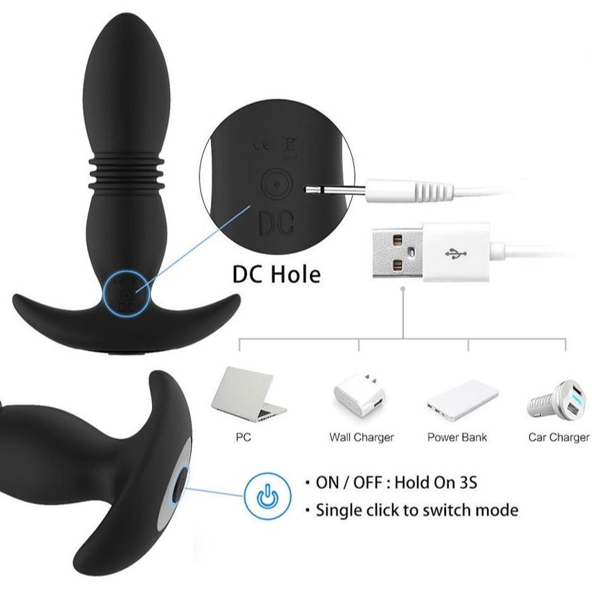 Vibrator Butt Plug