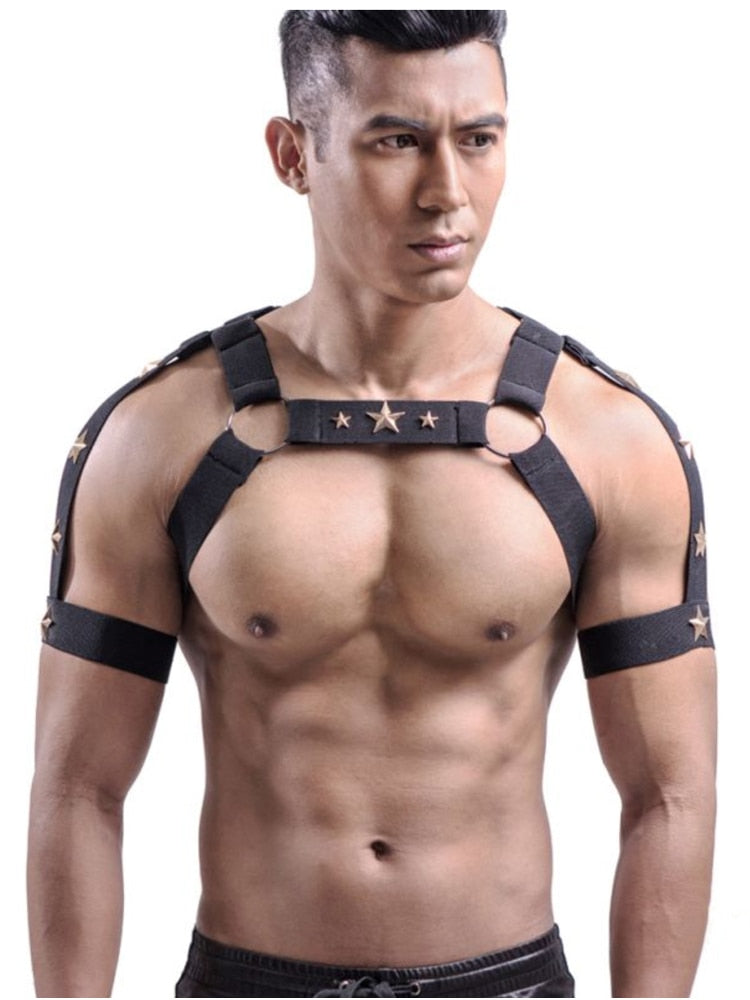 Fluorescent Glow In The Dark Elastic Harness