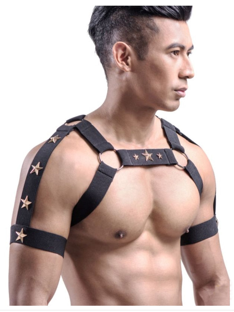 Fluorescent Glow In The Dark Elastic Harness