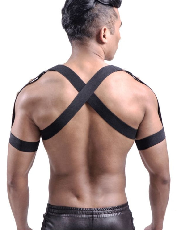 Fluorescent Glow In The Dark Elastic Harness