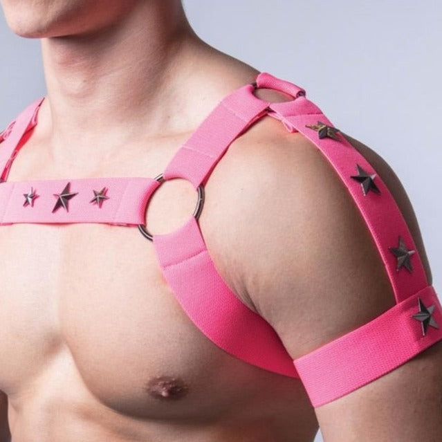 Fluorescent Glow In The Dark Elastic Harness