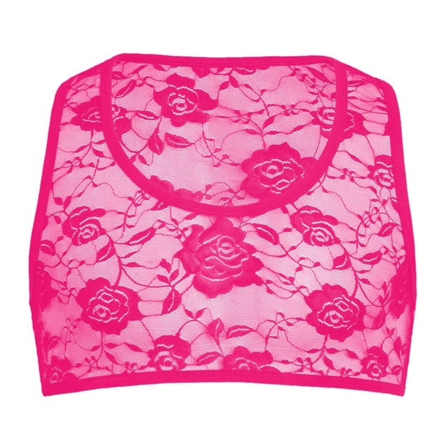 Erotic Lace Crop Top