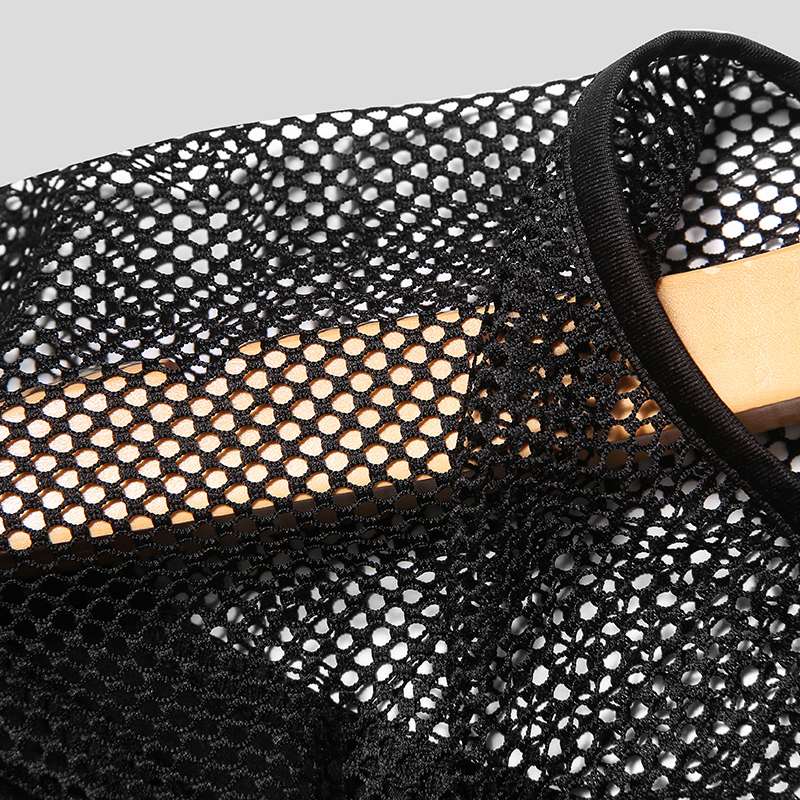 Patchwork Gay Mesh T-Shirt