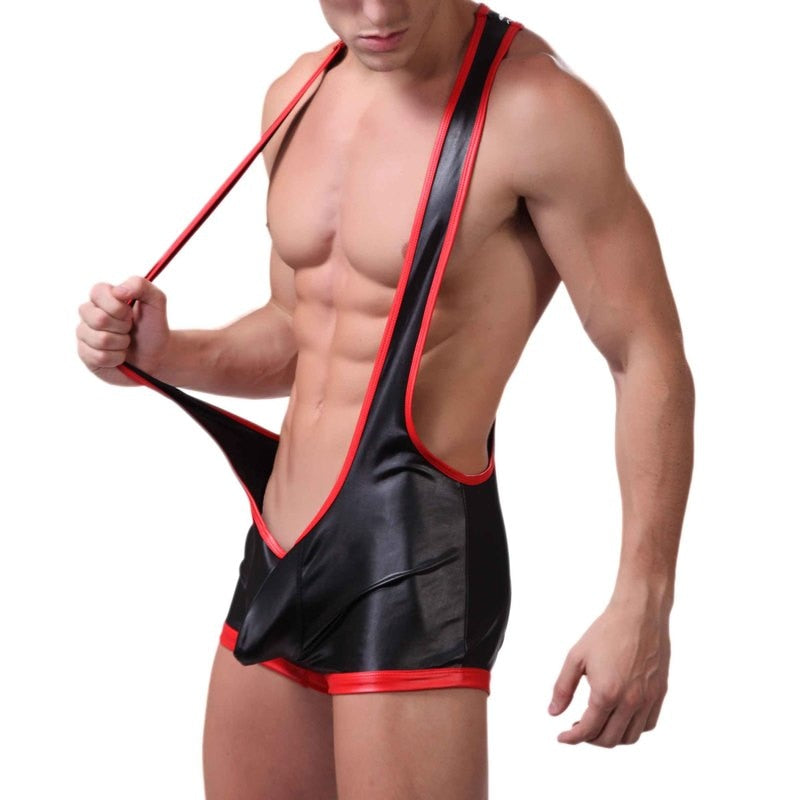 Kinky Vegan Leather Bodysuit