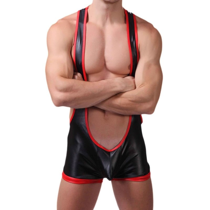 Kinky Vegan Leather Bodysuit