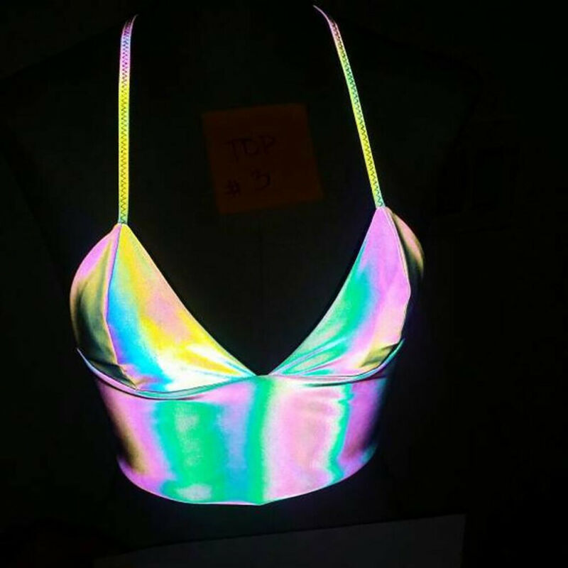 Let It Shine Reflective Crop Top