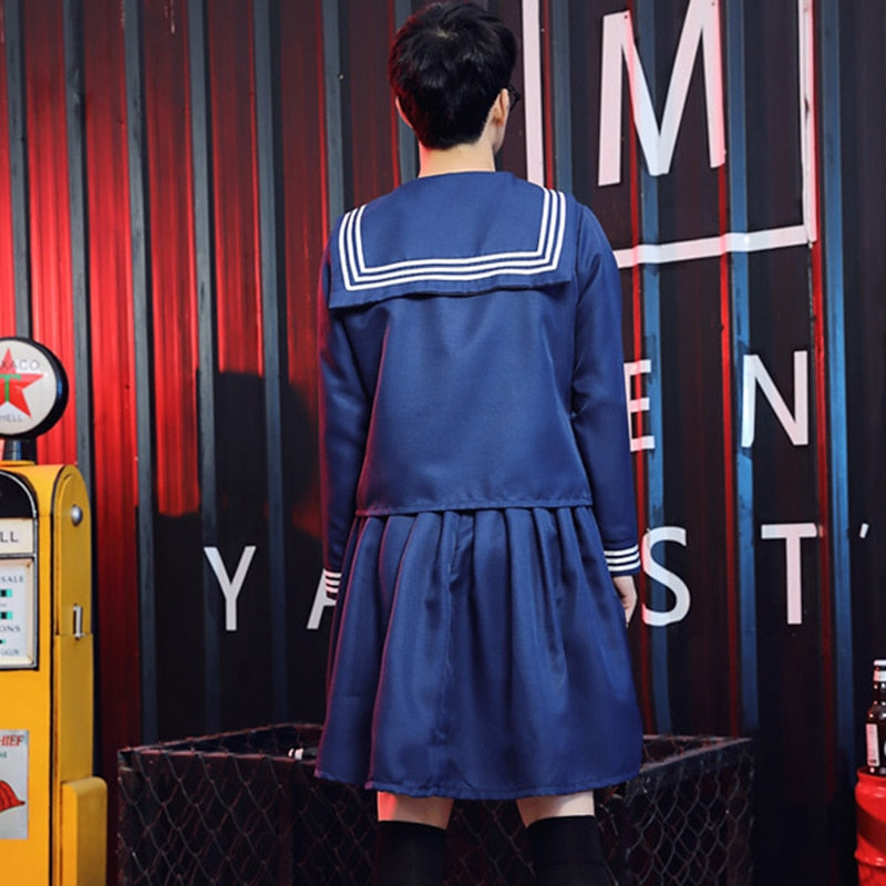 Non-Binary Japanese Student Costume
