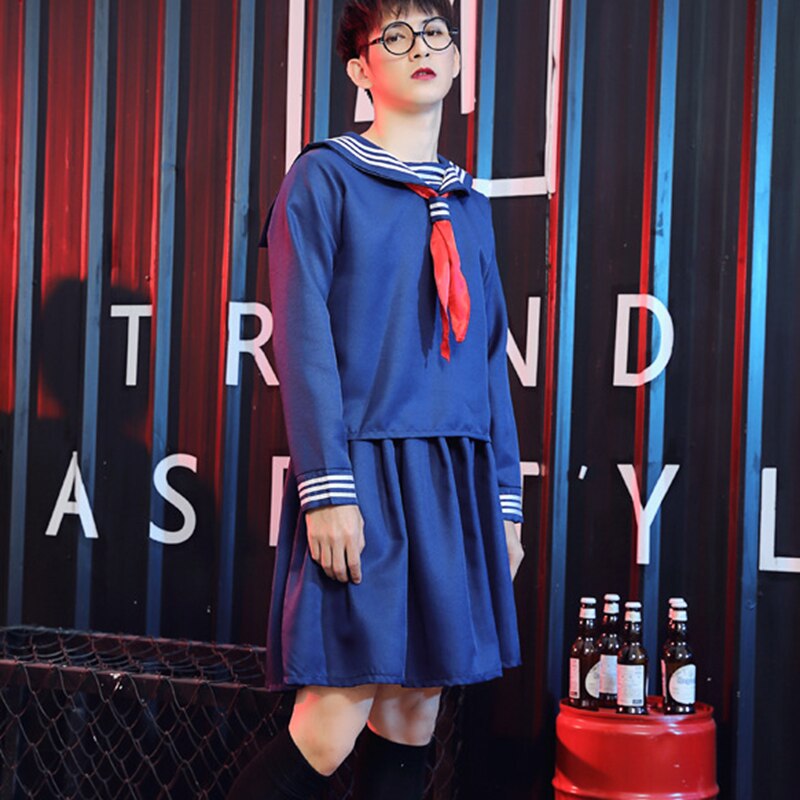 Non-Binary Japanese Student Costume