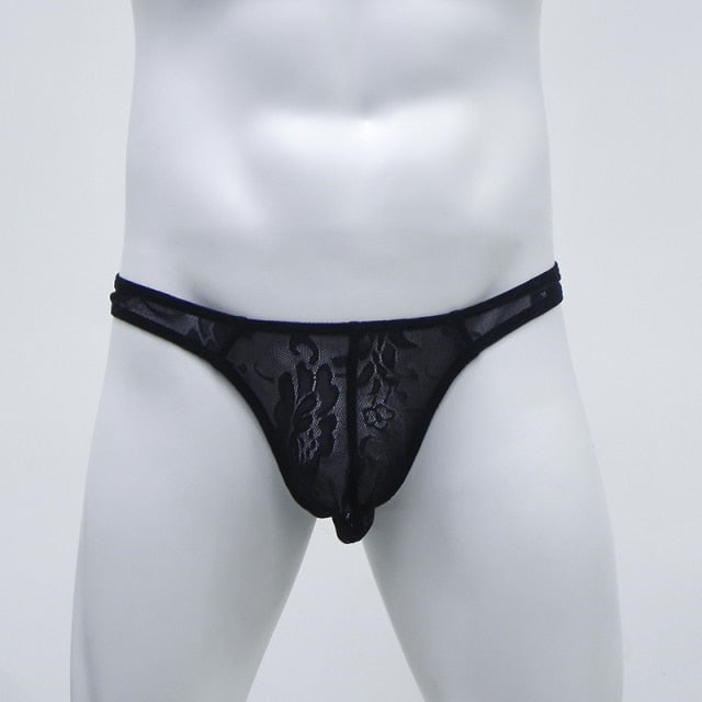 Floral Lace Thong