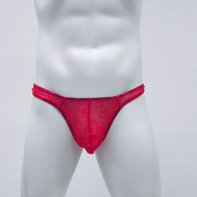 Floral Lace Thong