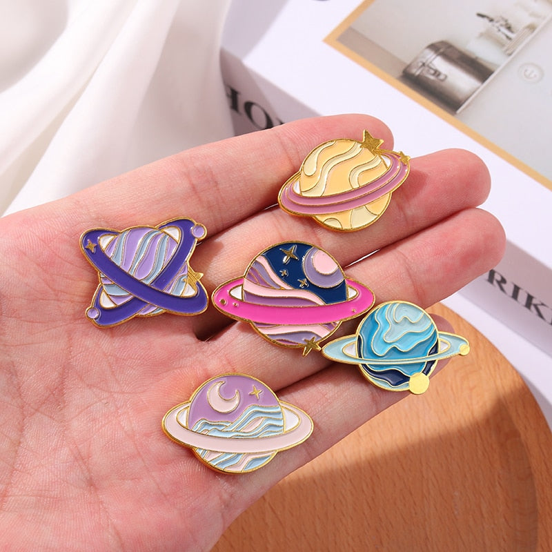 Queer The Galaxy Enamel Pins