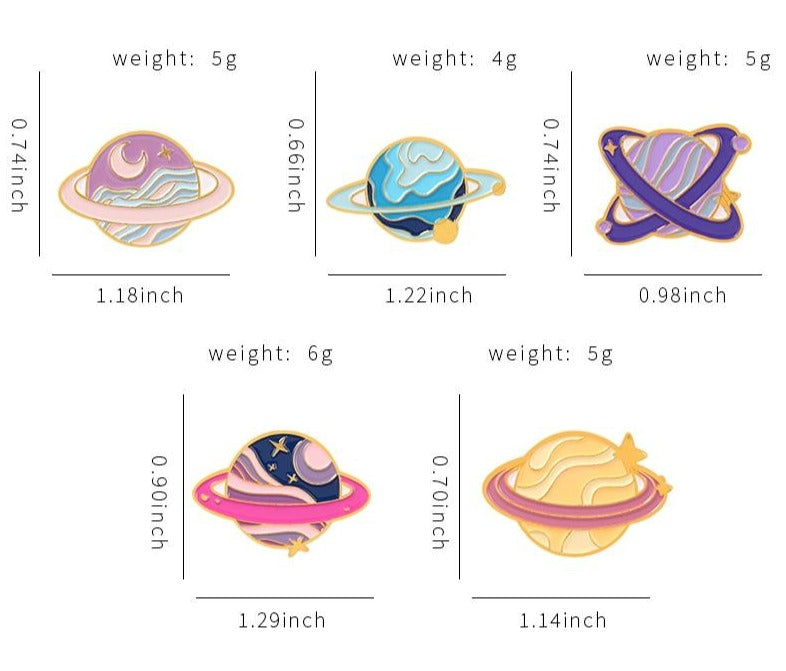 Queer The Galaxy Enamel Pins