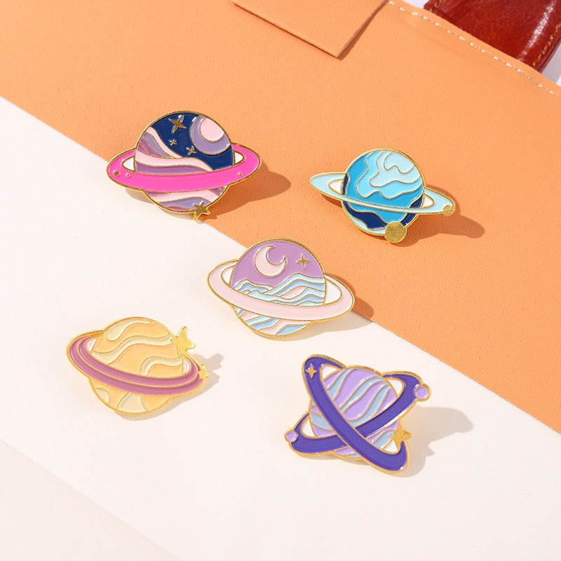 Queer The Galaxy Enamel Pins