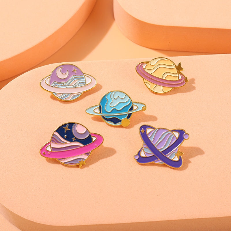 Queer The Galaxy Enamel Pins