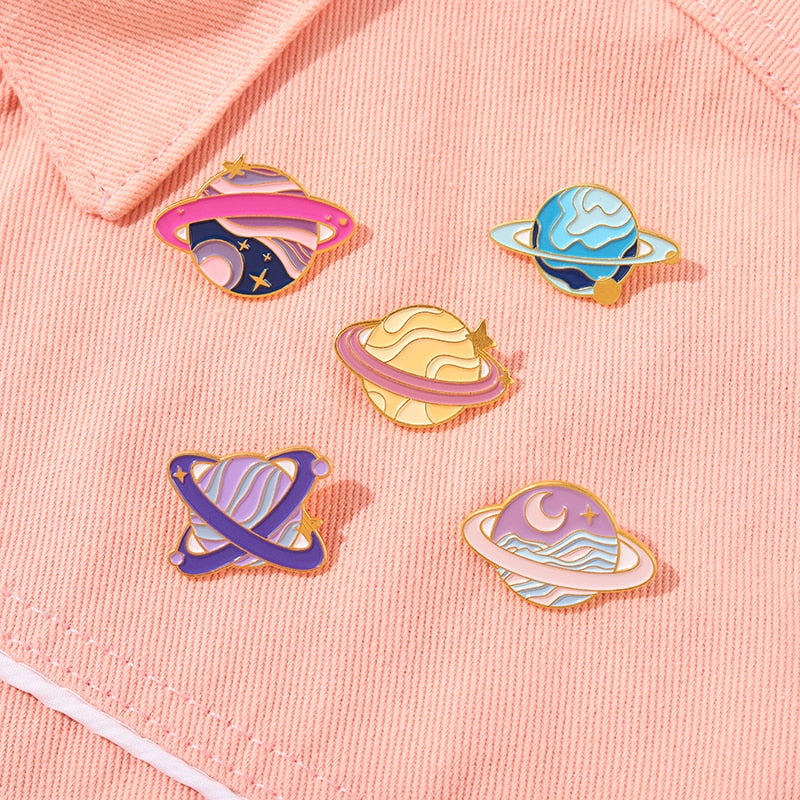 Queer The Galaxy Enamel Pins