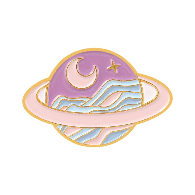 Queer The Galaxy Enamel Pins