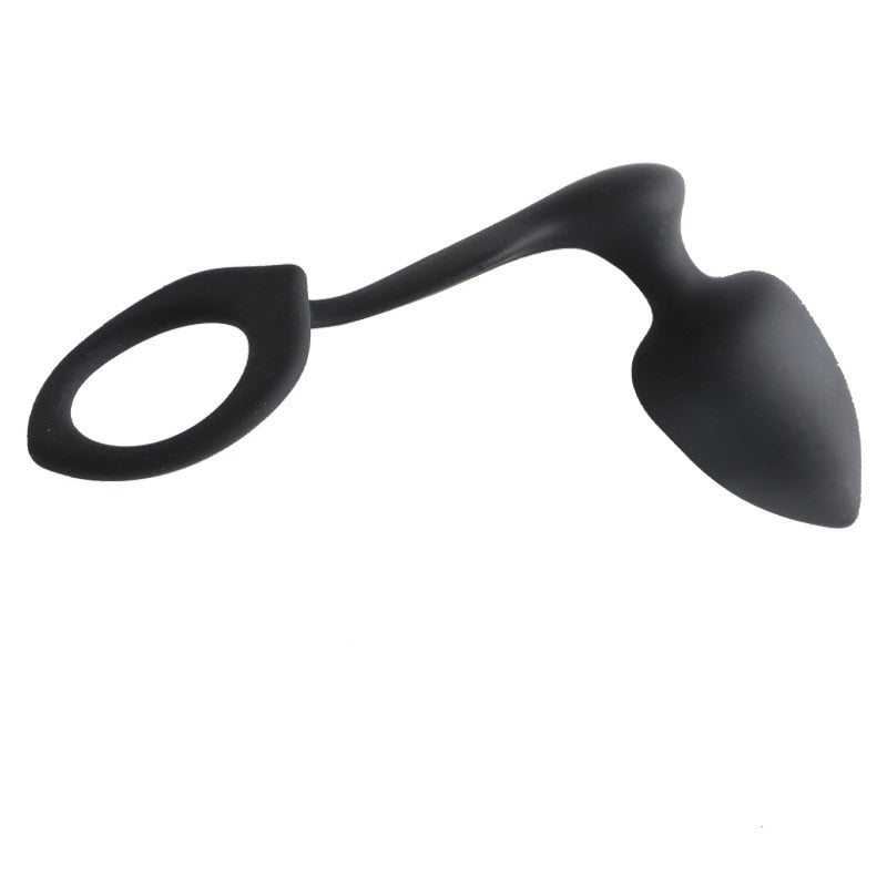 Rapture Cock Ring With Butt Plug