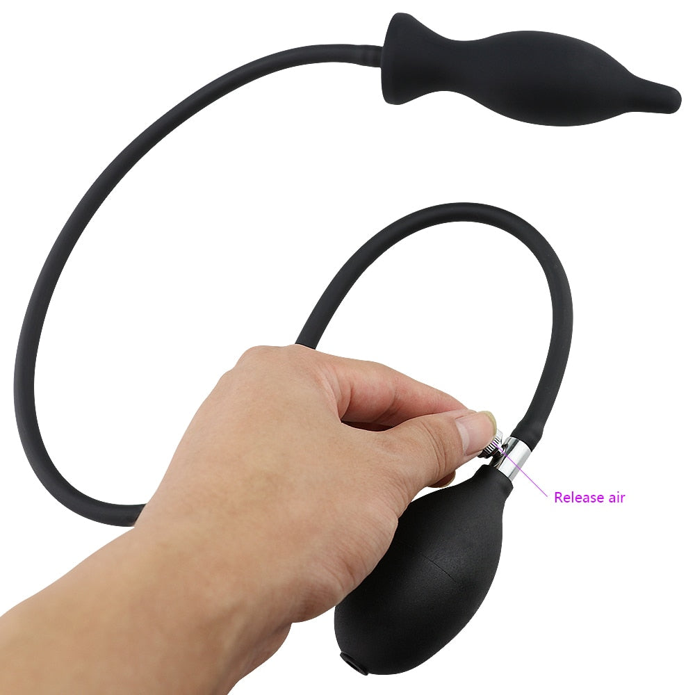 Inflatable Pumping Dildo