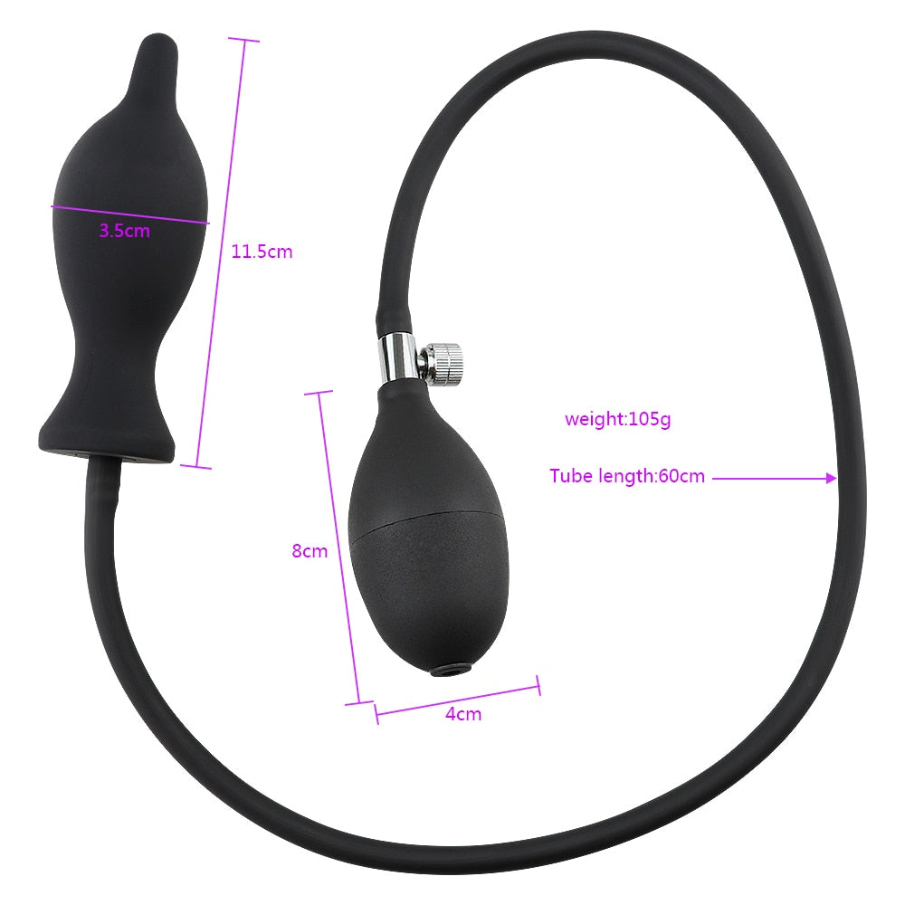 Inflatable Pumping Dildo