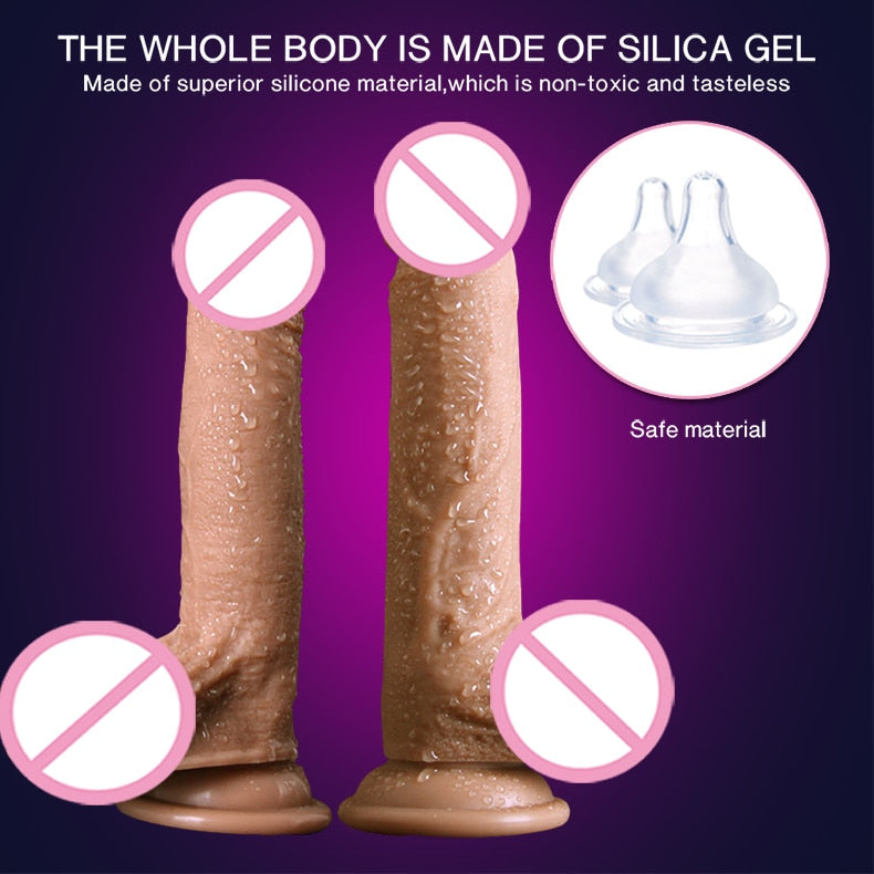 Super Realistic Dildo With Strapon Option