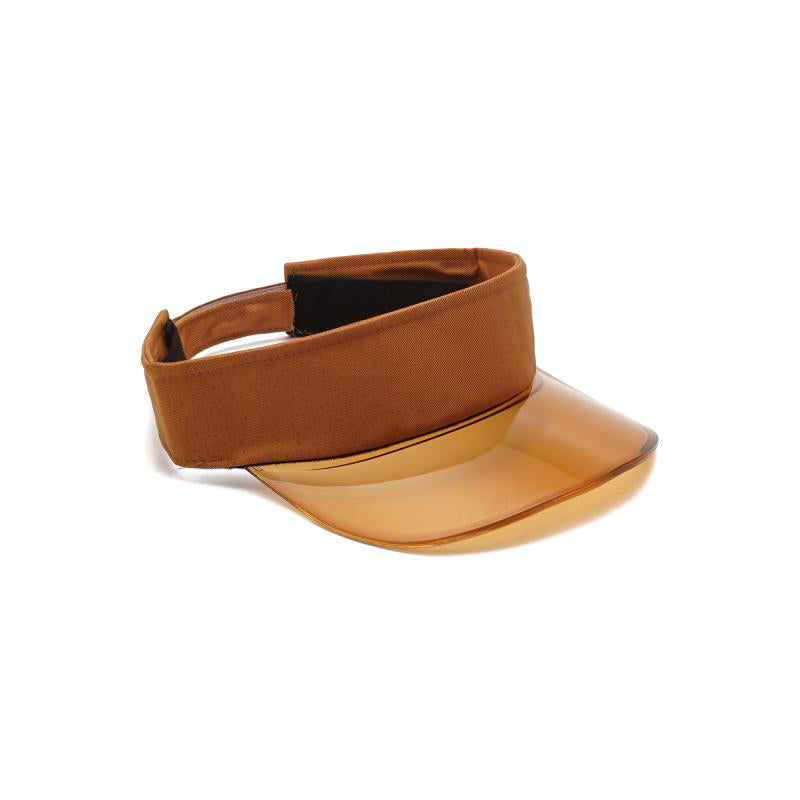 Earthchild Brown Transparent Sun Visor