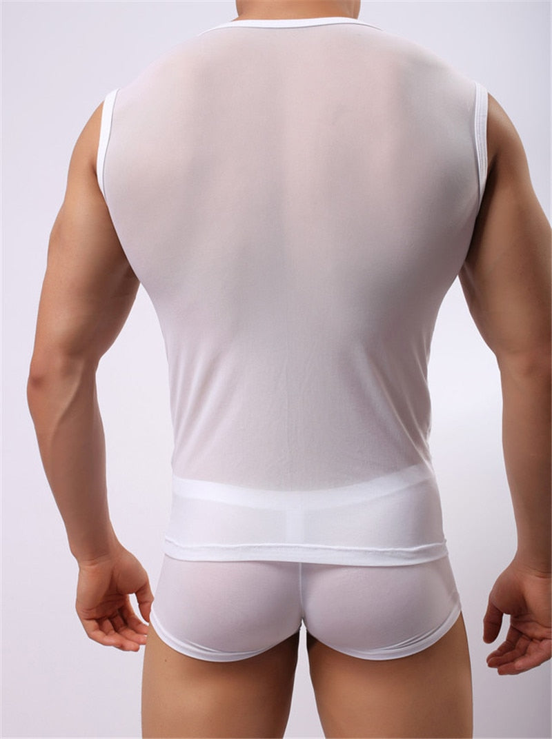 Sexy Mesh Muscle Shirt