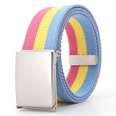 Pansexual Pride Flag Canvas Belt