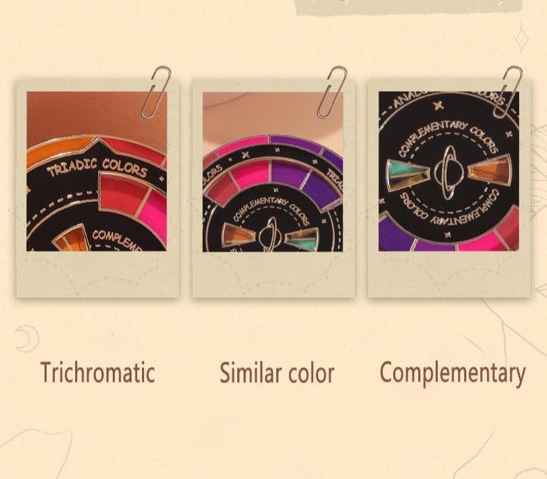 Spinning Colour Compass Enamel Pin