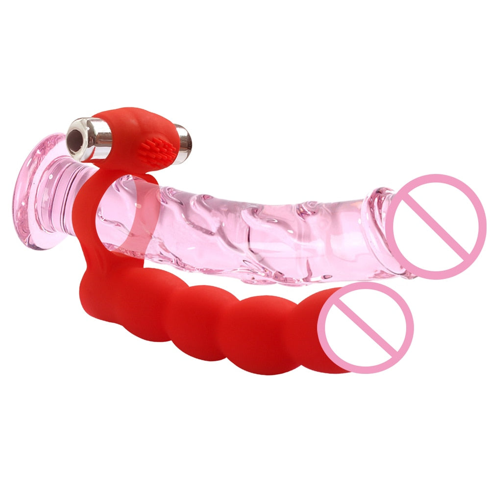 Vibrating Double Penetration Dildo