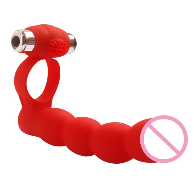 Vibrating Double Penetration Dildo