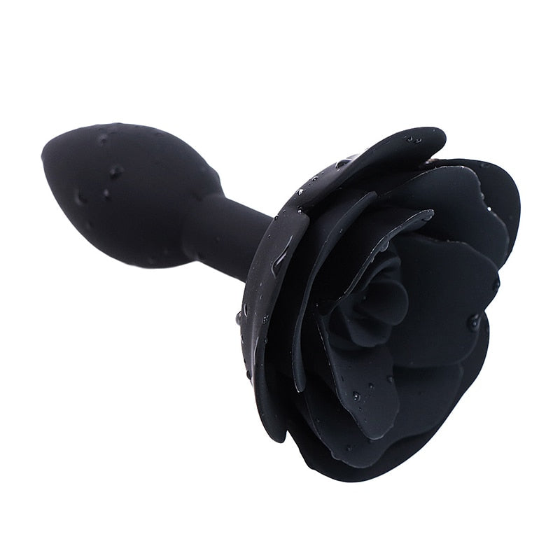 Silicone Rose Butt Plug