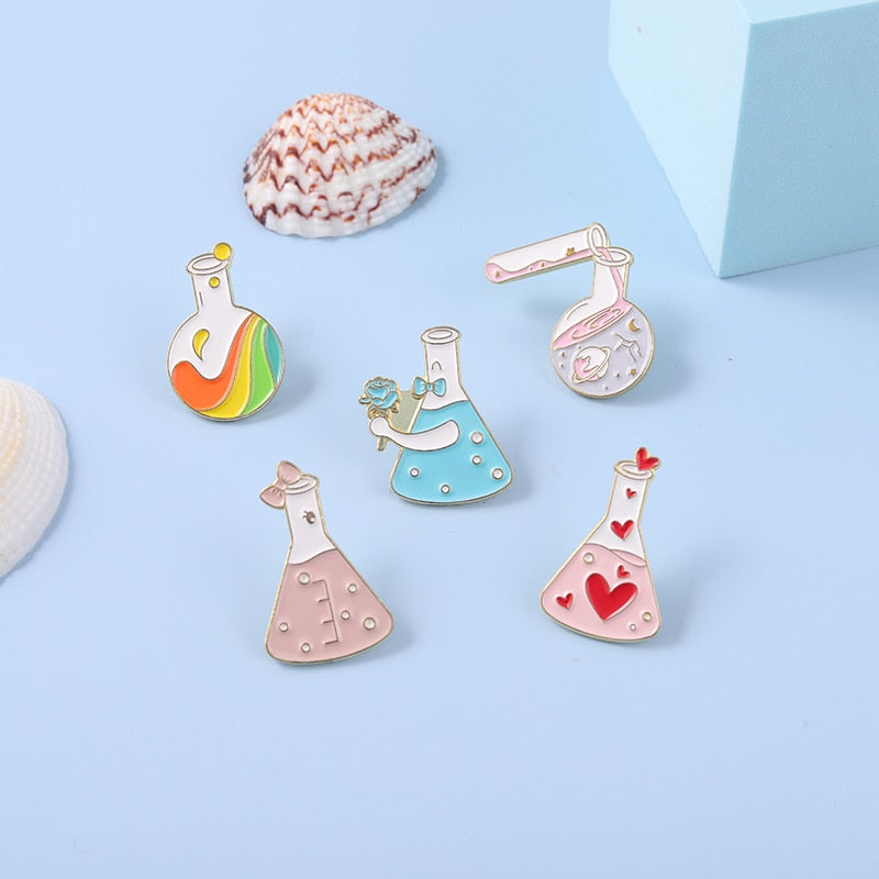 Love Potion Enamel Pins