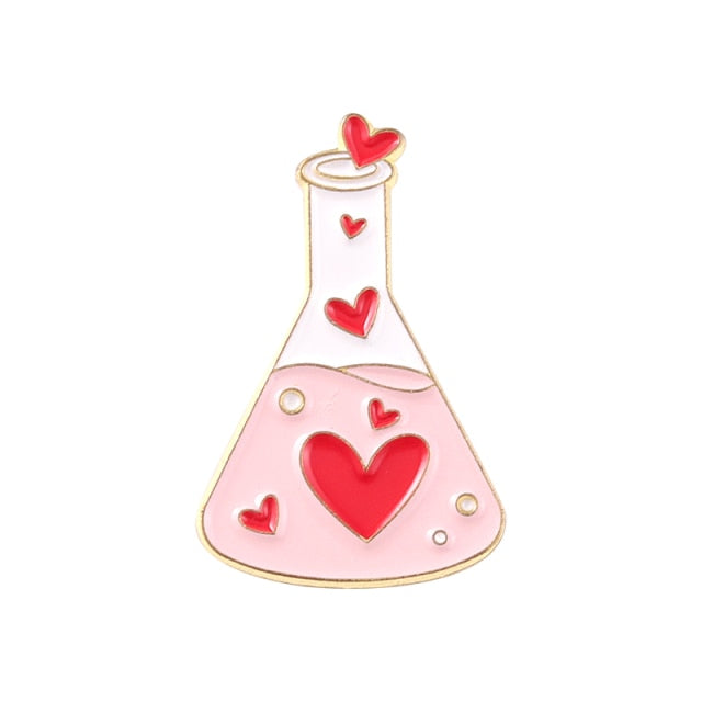 Love Potion Enamel Pins