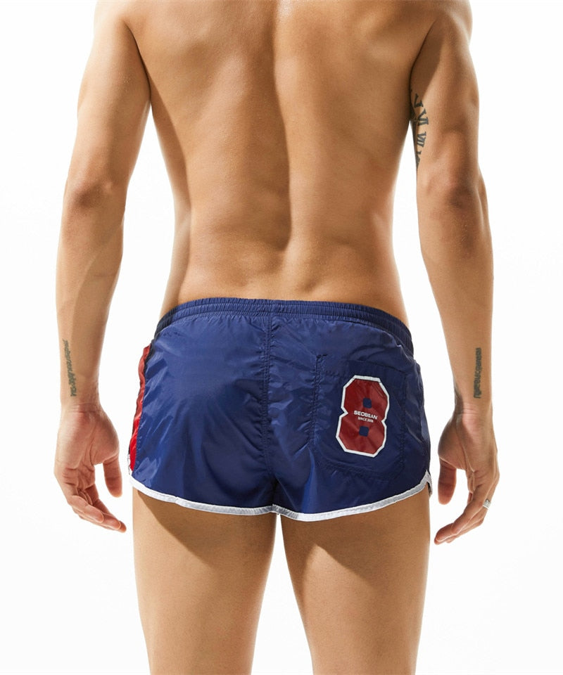 Seobean Mens Gym Short Shorts