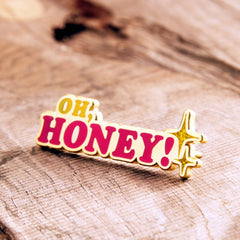 Oh Honey Enamel Pin