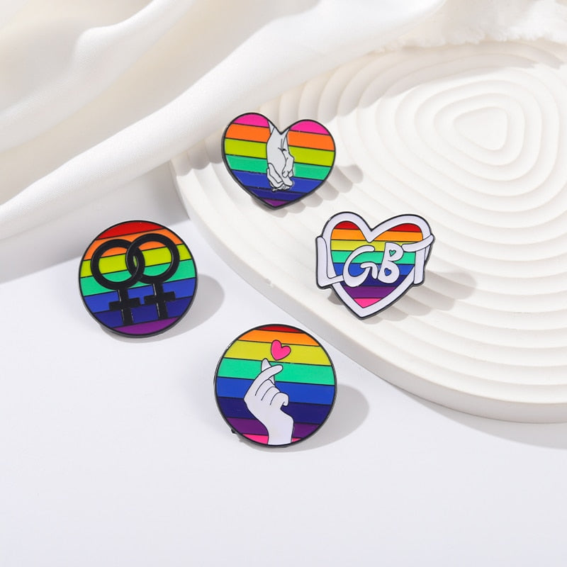 Love Is Love Enamel Pins