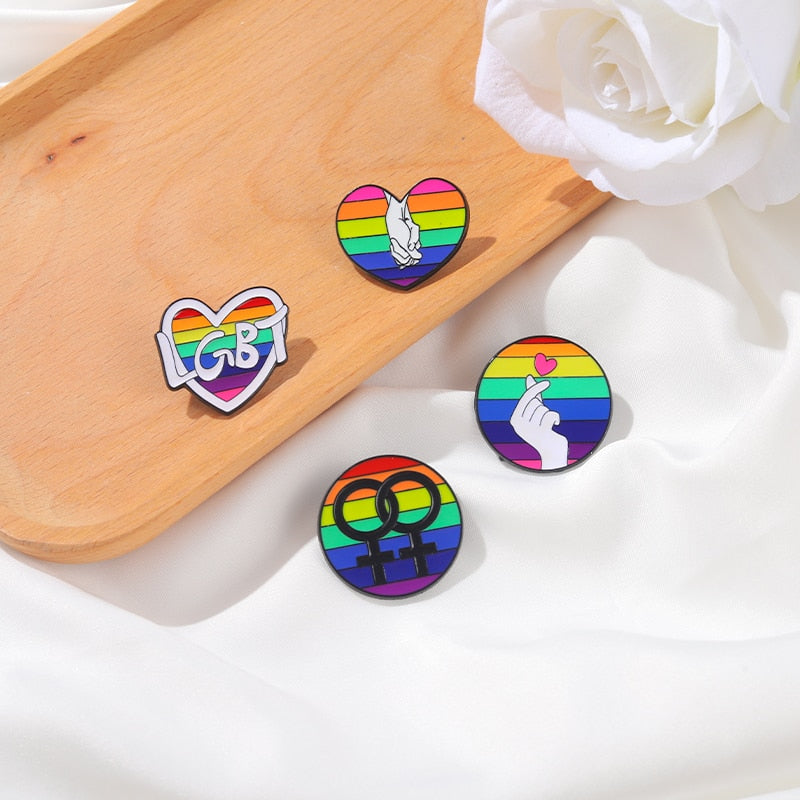 Love Is Love Enamel Pins