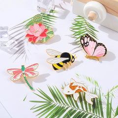 Garden Delight Enamel Pins