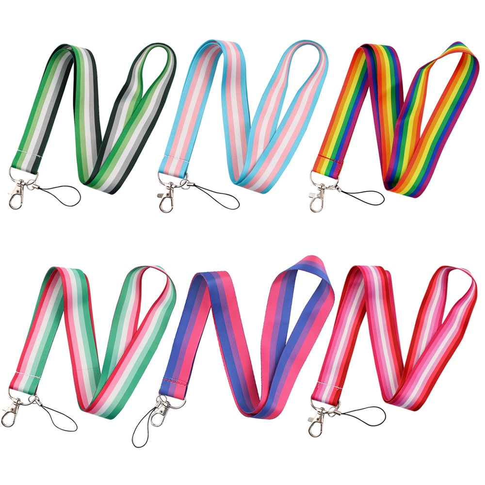 Abrosexual Pride Lanyard