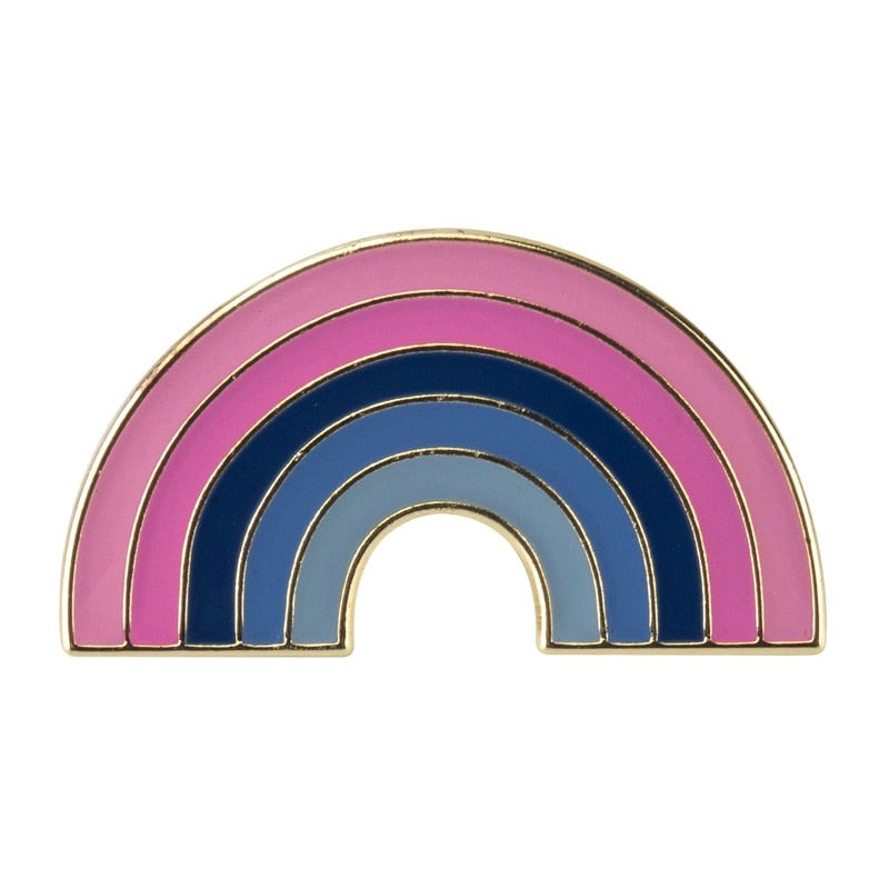Omnisexual Rainbow Enamel Pin