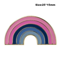 Omnisexual Rainbow Enamel Pin