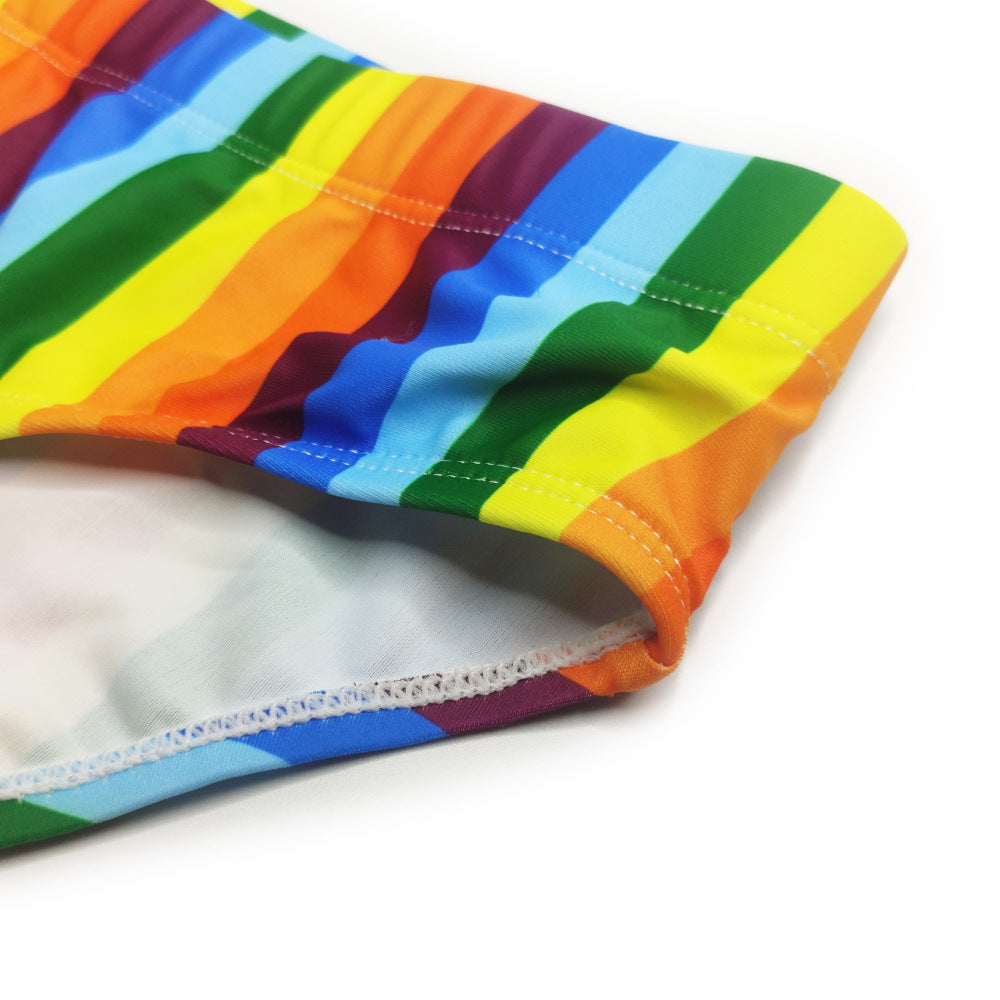 Pride Rainbow Swim Briefs